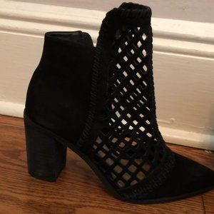 Schutz Jameson Suede Cage Bootie - NEW!!!